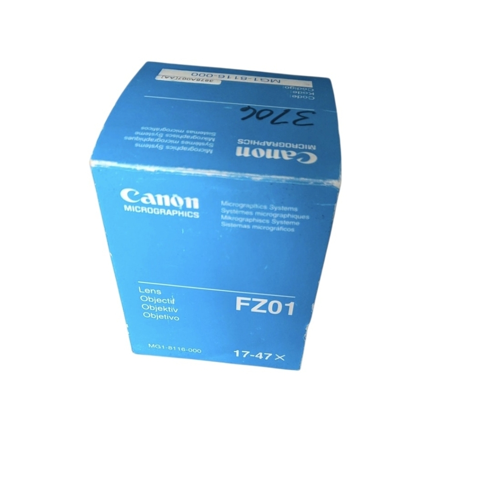 Canon Micrographics FZ01 17–47x Lens MG1-8116-000 Made in Japan Camera‎ Lens